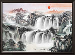 山水画 水墨山水画 意境山水画