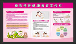 妇幼健康宣传栏海报