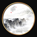 山水画 水墨山水画 意境山水画