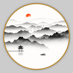 新中式山水