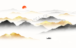 金色山水