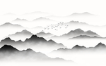 山水背景墙