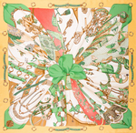 蝴蝶节方巾