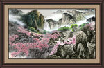 大厅山水画