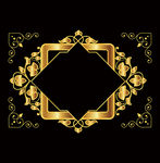 金色边框