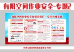有限空间作业安全知识展板宣传栏