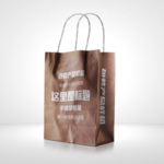 精品棕色布袋样机