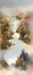 新中式山水风景壁画