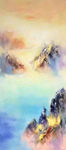 山水风景油画