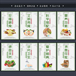 食堂标语 食堂挂画 食堂文化图
