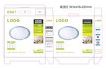 LED吸顶灯彩盒包装 新爽简洁