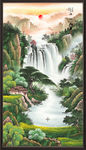 山水画水墨山水画意境山水画
