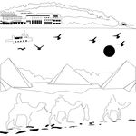 烟台  一带一路  手绘