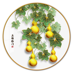 五福临门玄关新中式招财葫芦