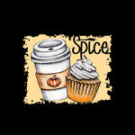 水彩手绘插画小蛋糕奶茶咖啡元素