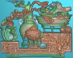 扫描图 送STL格式 博古 梅