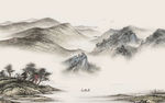 大气爆款山水背景 TIF分层
