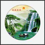 山水画水墨山水画意境山水画