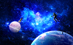 蓝色星空