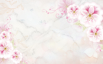 花卉背景墙