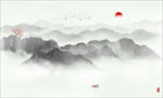 山水画禅意山水意境山水