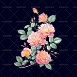 手绘花