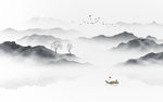 中式山水画
