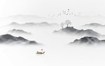 中式山水画
