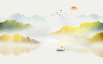 中式山水画