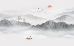 中式山水画