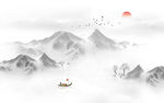 中式山水画