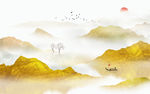 中式山水画