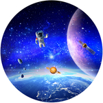 圆形星空