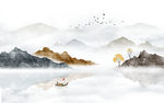 中式水墨山水