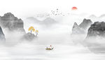 中式山水画