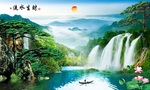 山水风景画
