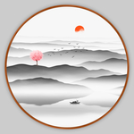 水墨山水画