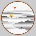 水墨山水画