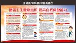 预防疾病增强卫生健康意识展板