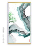 意境抽象水墨