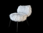 羊毛垫子的椅子模型