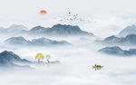 中式山水画