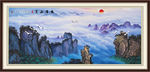 山水画水墨山水画意境山水画