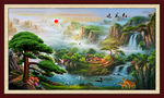 聚宝盆油画