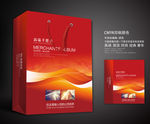 红色手提袋 手提袋设计 手提袋