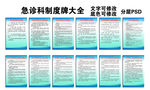 急诊科制度牌大全