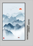 玄关山水画