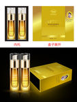 肽肽多效眼精华单瓶盒子展开图