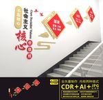 核心价值观楼道文化