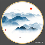 山水装饰画
